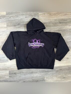 Rare ICP Insane Clown Posse Hatchet Man Most Hated Band Distressed Hoodie Y2K 3X